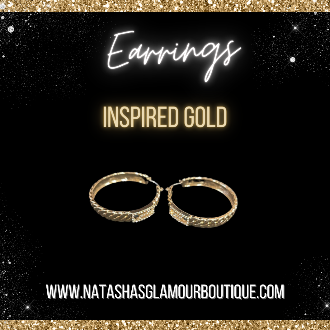 Inspired Gold Earrings