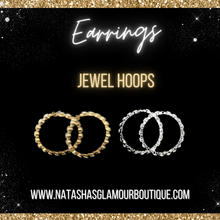 Load image into Gallery viewer, Jewel Hoops
